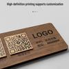 Soporte de Exhibición de Código QR Acrílico Personalizado para Pagos Alipay y WeChat