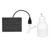 Solar Powered LED Bulb 40W 5000K 1500lm Portable LED Light Bulb with 3W 5V Solar Panel for Camping