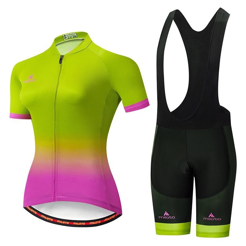 Women, MTB Bike Clothing, Racing Bicycle Clothes, Cycling Wear, Jersey Set, 2026 Summer Breathable Cycling Suit Set