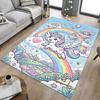 1PC Unicorn Fantasy Non-Slip Floor Carpet, Office, Family, Bedroom, Studio - Large Area Rug, Vibrant Colors, Longlasting Material-X434