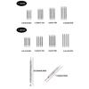 37Pieces Watch Band Adjustment Tool Kits with Double Head Designs and Multiple Size Tip Replacement for Link Removing