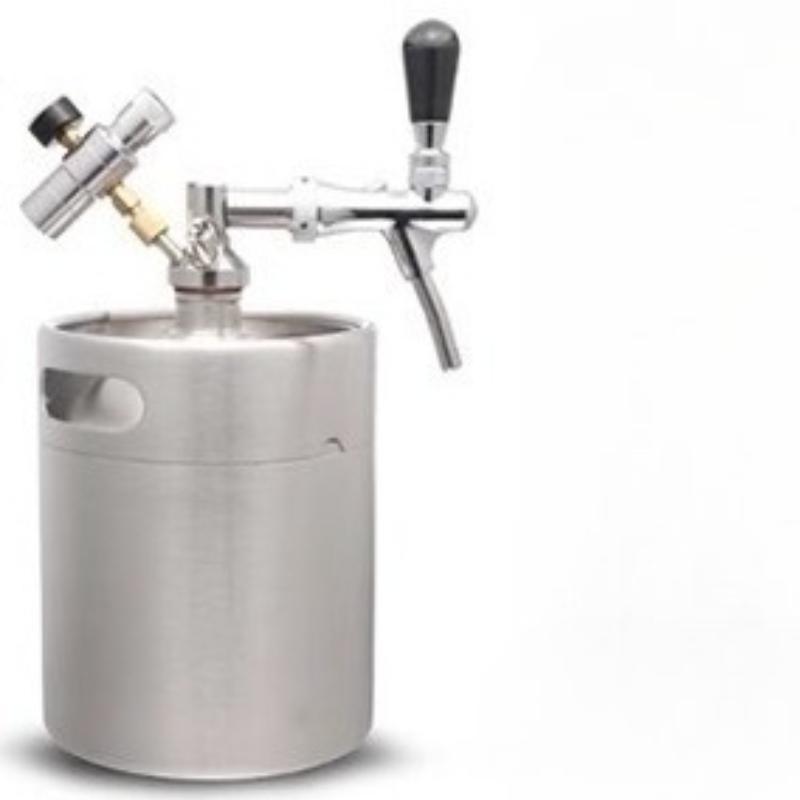304 Stainless Steel Beer Kegs Tabletop Brewer Easy-to-operate Beater Suitable For Family Gatherings Bars And Outdoor Travel