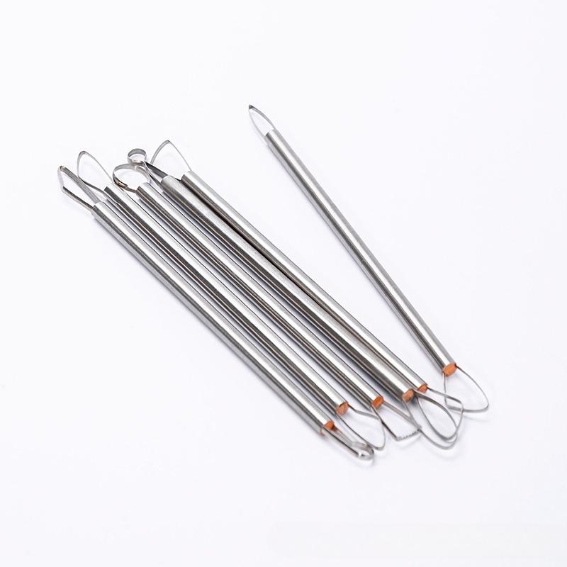 6 Pieces of Ceramic Tool Repair Tool Set for School Pottery Bar Special Embryo-wet Repair Clay Sculpture Double-head Scraper