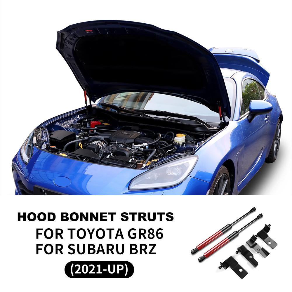 Hood Dampers For Subaru BRZ ZD8 Toyota GR86 ZN8 2021 2022 2023 2024 2025 Front Bonnet Gas Struts Lift Supports Rod Arms Shock
