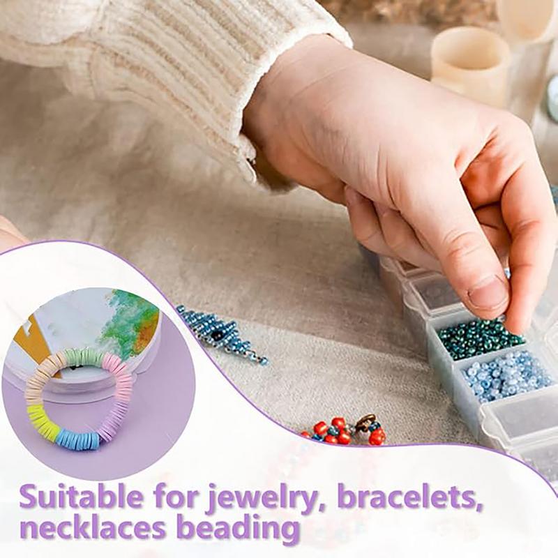 Stretchy Bracelet String 1.0mm Bead Bracelet String Round Friendship Bracelet Cord Bracelet Making String 10 Rolls For Jewelry