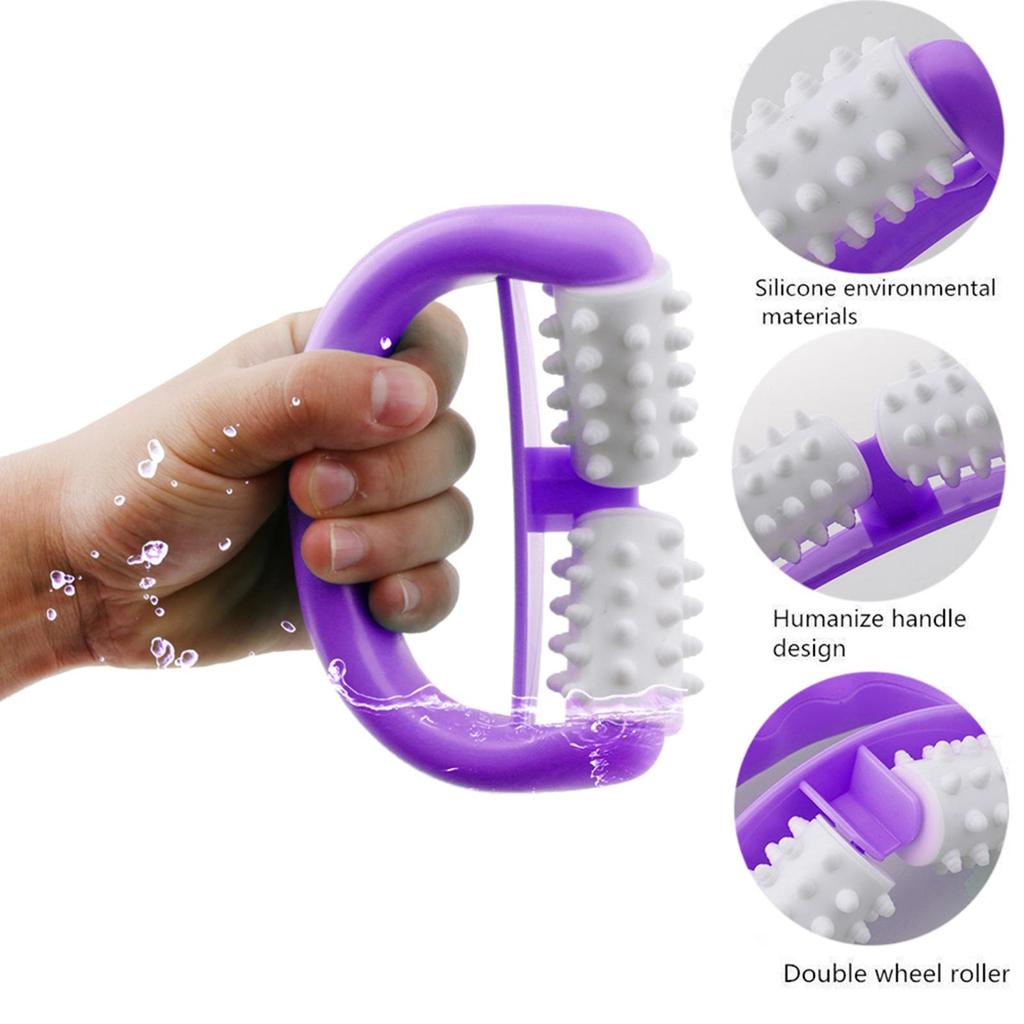 Massage Roller Remove Cellulite Muscle Soreness Face Lift Tools Mini Wheel Ball Beauty Massager for Full Body Calves Abdomen