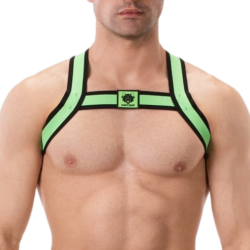Harnais élastique Colin Vert - Barcode Berlin - Harnais Homme