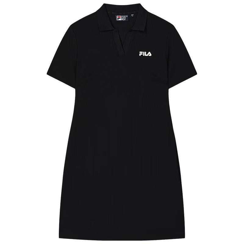 FILA Women s V-Neck Short-Sleeve Knit Dress S