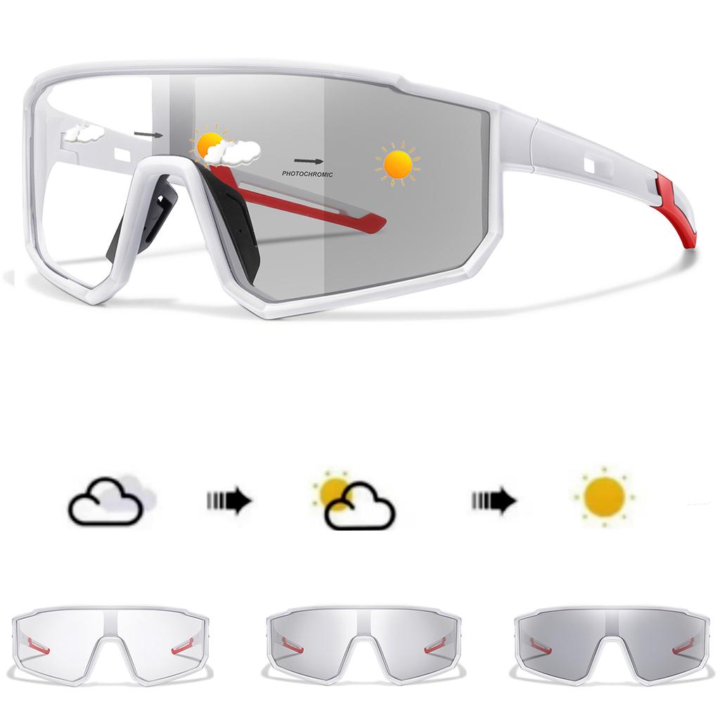 Fashion Men Women Bicycle Pochromic Eyewear Mtb Bike Fishing Running Cycling Sports Sunlasses Comfortable Goggles