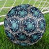 Vitage Art Indoor Soccer Ball Size 5 Colorful All Ages Machine Stitched PVC Competition Ready Durable High-Bounce