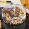 Elegant Transparent Ice Crystal Snack & Fruit Tray