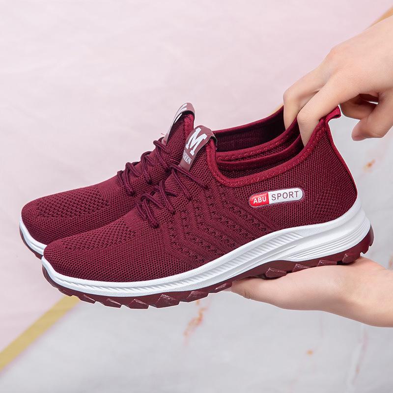 

Женские сетчатые кроссовки Old Beijing с мягкой подошвой — удобная повседневная обувь для весны и осени 36