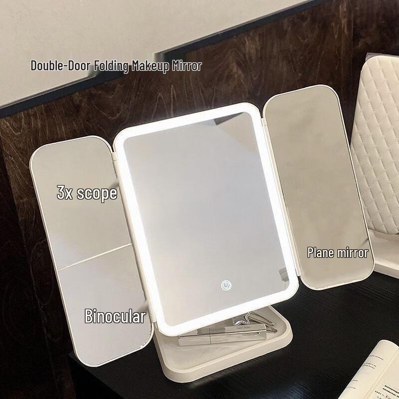 Oeny Foldable LED Vanity Mirror