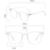 New Vintage Transparent Computer Glasses Frame Women Men Anti Blue Light Eyewear Blocking Glasses Optical Spectacle