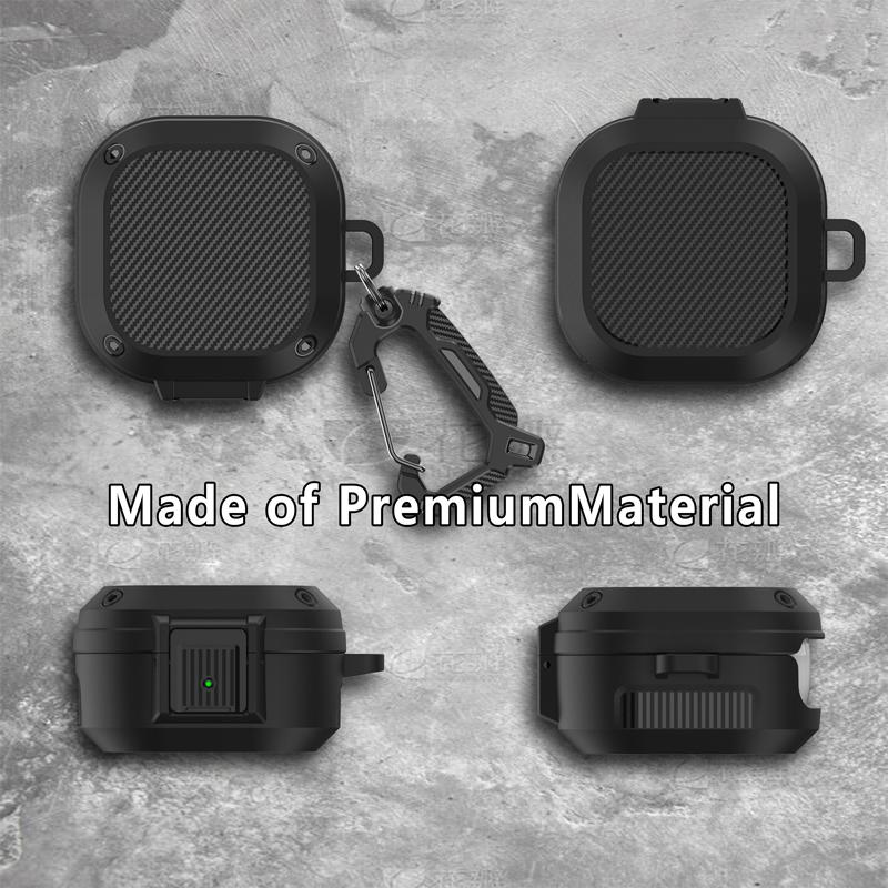 Shockproof Switch Lock Bluetooth Earphone Case For Samsung Galaxy Buds FE Live pro 2 Silicone TPU For Samsung Buds FE Pro 2