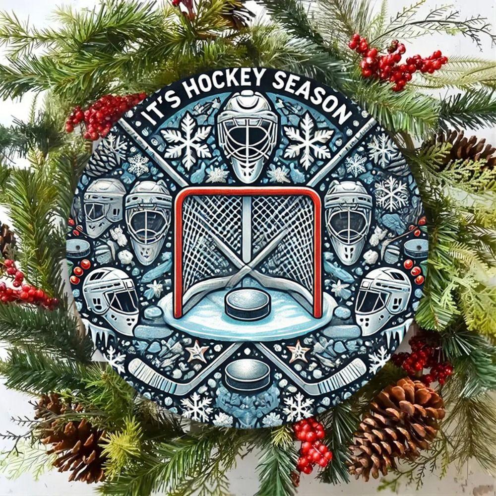 Metal Poster Wall Art Retro Hockey Sign Home Garage Decor