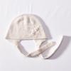 Autumn and winter new embroidered ear protector with diamond, warm wool hat, angora rabbit hair knitted hat