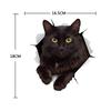 Car Sticker 1Pcs 3D Stereo Animal Car Sticker Creative Cat Dog Car Windows Sticker Cute Car Decals Car Ornament Household