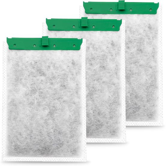 Aquarium Filter Cartridge Compatible with Whisper Power Filters,Replacement Filter Cartridges for IQ10-105GPH (Medium, 3-Pack)