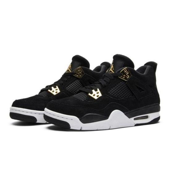 

Air Jordan 4 Retro GS Royalty AJ4 GS 408452-032 EU 36 золотой металлик/чёрный