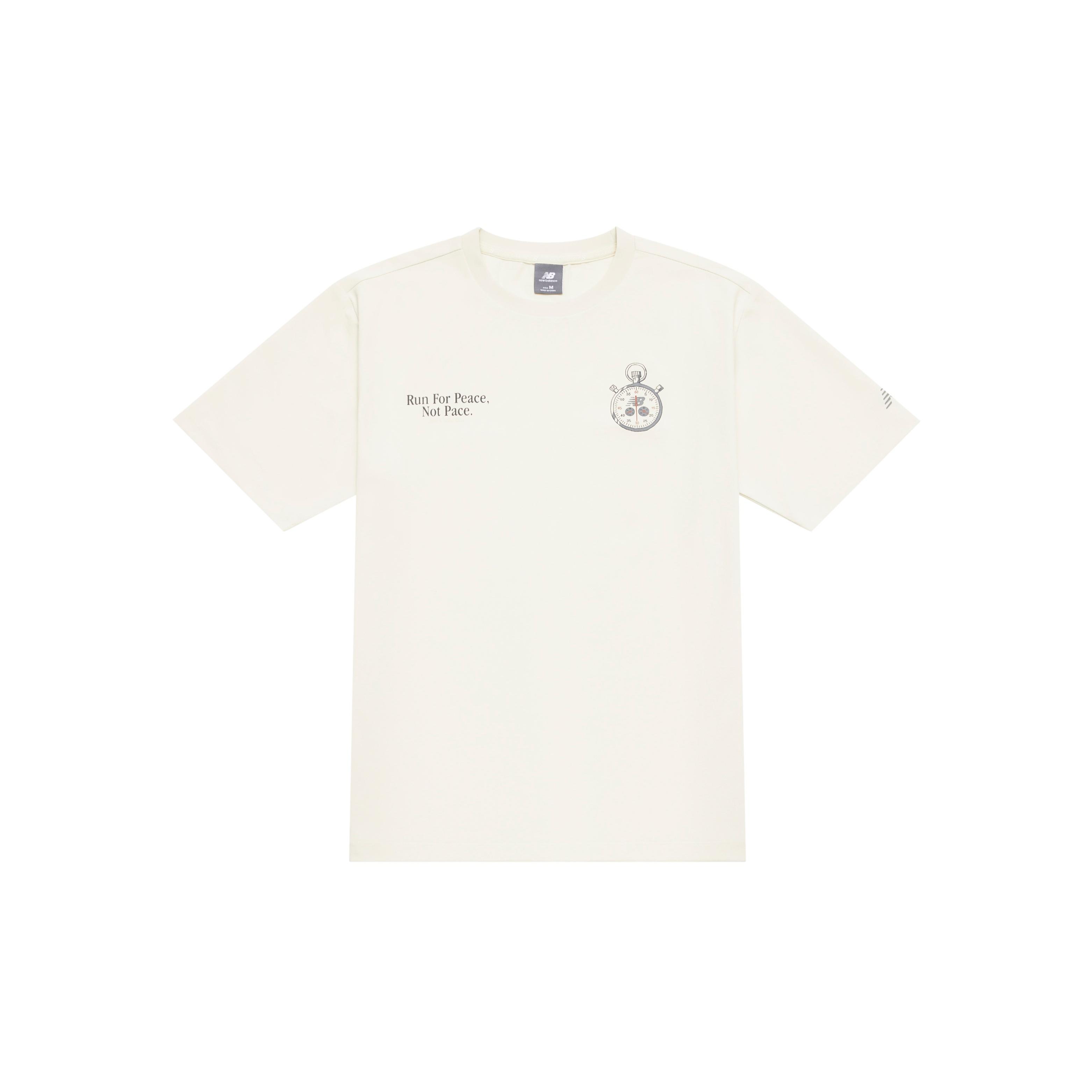 New Balance Icon T-shirt Asia Sizing  Beige  Men s NEE25041-CRE XXL