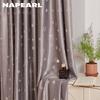 1PC NAPEARL 80% Blackout Curtain Star Pattern Thermal Insulated Curtains for Bedroom Living Room Balcony Window for Home Decor
