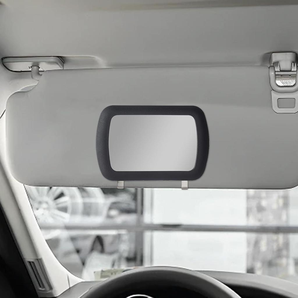 Car Sun Visor Vanity Mirror, Clip-On Automotive Makeup Sun-Shading, Vehicle Sun Visor Cosmetic Vanity Mirror For Women Girls, Universal Interior Car