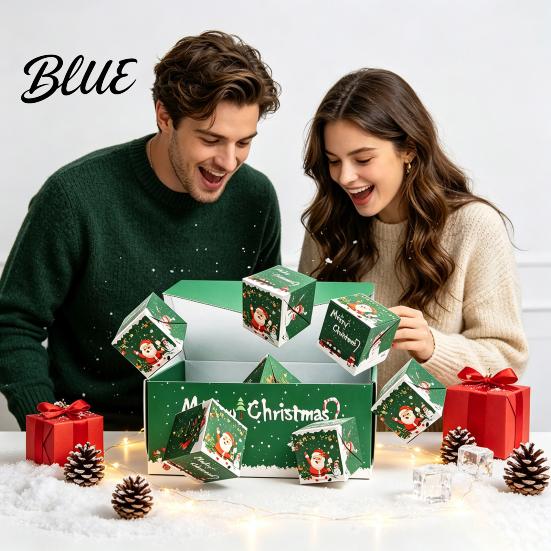 Geld Cadeaubox Kerst Explosie voor Geld Vouwen Stuiterende Doos Unboxing Pop-Up Cash Envelop Kerst Verjaardag Jubileum