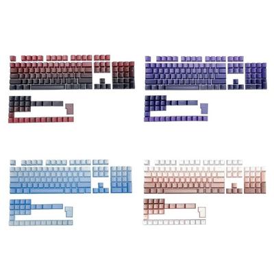 PBT Tastenkappen OEM Profil für 61/64/68/75/87/98/104/108 Mechanische Tastaturen KeyCaps für Enthusiasten Gamer Freund Geschenk