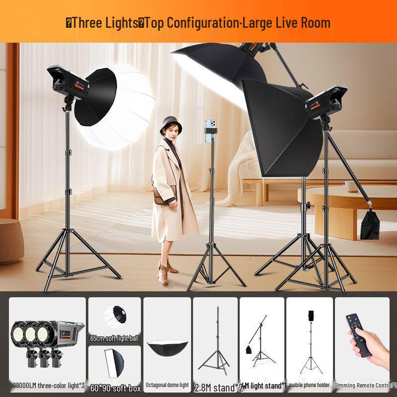 Floor Standing LED Fill Light for Streaming & Photography