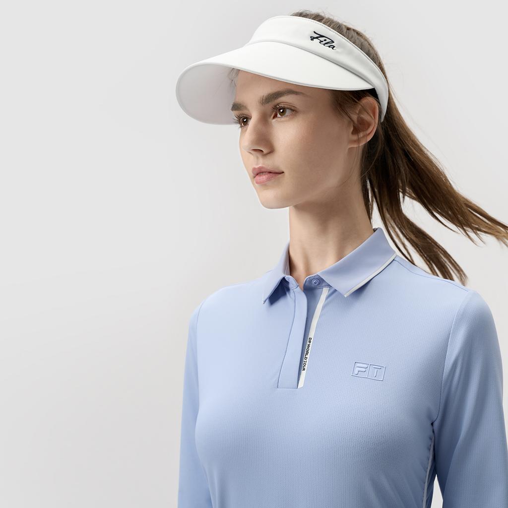 New FILA Polo Shirts Women's Brenna Blue A11W435204FLB