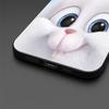 Cute Rabbit Case For Apple iPhone 11 13 14 12 Pro Max 7 8 XR X 6 5 5S SE 2022 13ProMax Black Silicone Phone Funda