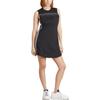 adidas Originals Blue Version Collection Sleeveless Dresses Women's Black Crew Neck Moderate Short HR3419