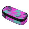 Pencil Case Strong Polyester Fabric Large Capacity Secure Zipper with Mesh Pocket Removable Divider and Pen Slots for Boys Girls