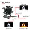 Car Led 4 Inch Front Bumper Fog Light For Off-Road With/Without White Yellow Halo Ring Drl Angel Eyes Lamp 30W Fog Lights