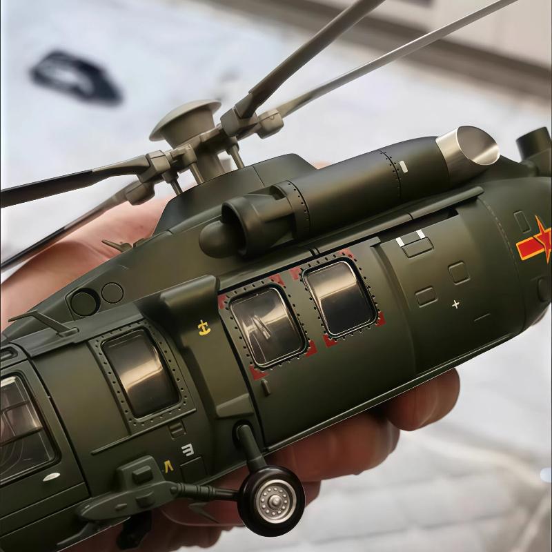 1: 55 Armed Helicopter -20 Tactical Helicopter Alloy Model Simulation Of Chinese Divine Eagle Carrier Based Aircraft Ornament