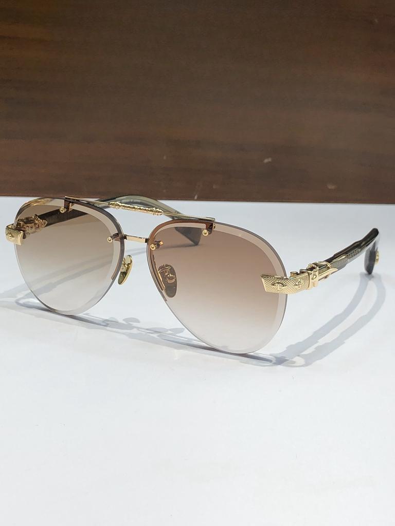 2025 New Fashion Trend Alloy Party Luxury Designer Sunglasses For Men And Women Holiday Black High-End Uv400 Sunglasses