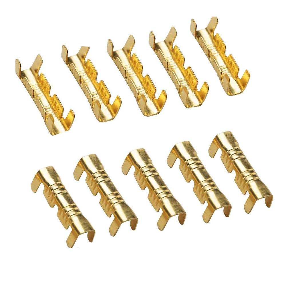 Aninako Crimp-Anschluss Gerade Linie Anschluss Verdrahtungsverarbeitung Einfache Bedienung Crimp-Anschluss DIY Set mit 100
