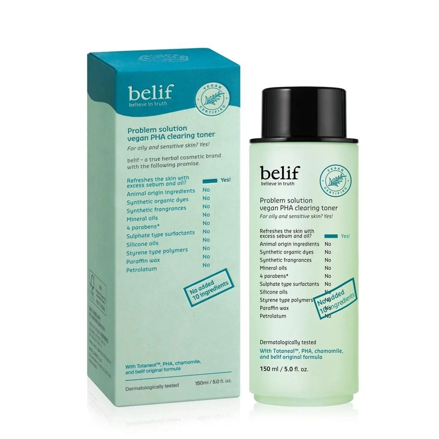 

belif Problem Solution Vegan PHA Clearing Toner 150ml 150ml