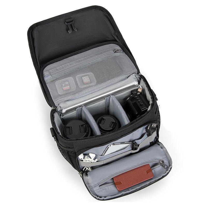 

M-Modern-Camera Storage Bag SLR Camera Shoulder Bag Storage Messenger Stand-Alone Light Weight Waterproof Bag чёрный