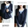 Autumn Style Women's Knit Sweater - Two-Piece Look, Age-Reducing & Loose Fit