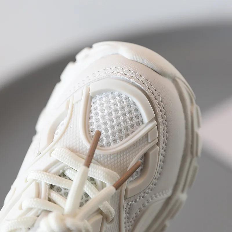 Zapatillas Children Mesh Breathable Sneaker2025Spring Autumn New Baby Soft Bottom Casual Shoe School Sports Sneaker for Boy Girl