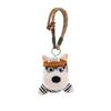 West Highland White Terrier Plush Dog Keychain With Cartoon Highlander Design For Gift And Bag Decoration