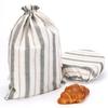Bread Bags For Homemade Bread, Reusable Linen Cotton Beeswax Bags, Sourdough Bag, Sourdough Storage With Bread Proofing Cover