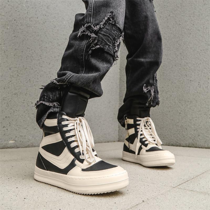 Fashion Shoes for Men Fashion Casual High-top Men Shoe Men Retro Versatile Comfort Locomotive Sports Casual Board Shoe Zapatillas Hombre