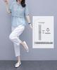 Summer 2025 Fashionable Cotton-Linen Set for Women – Petite, Youthful Style