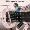 1.47" 3D Curved Screen BT Call Music Smart Watch IP68 Waterproof Heart Rate Blood Oxygen Women Smartwatch 100+ Watch Face