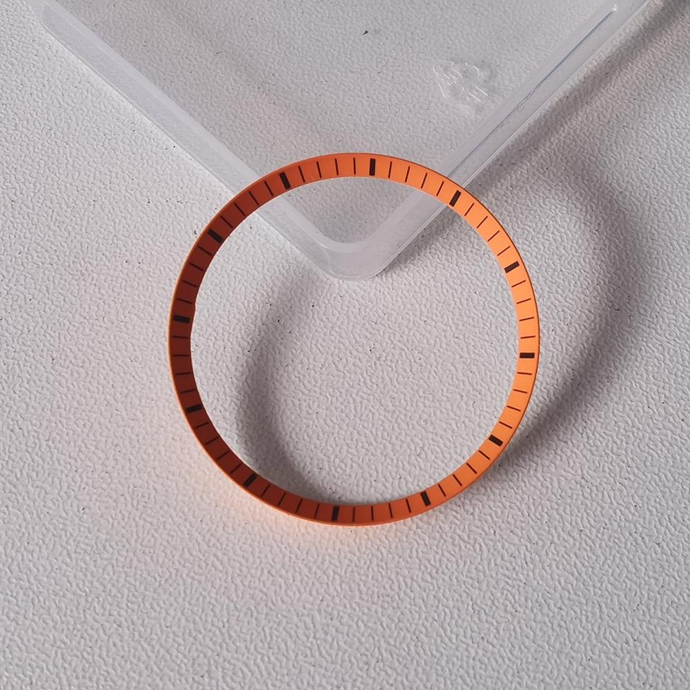 30.5*27.5mm Mod Scale Mark Watch Chapter Ring Brass For SKX007 SRPD NH35 NH36 Movement Watch Case Repair Tool Parts