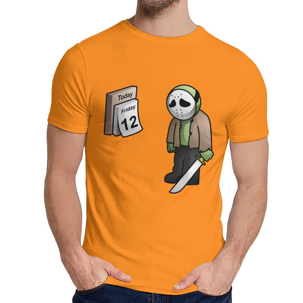 Good Cotton Friday The 13Th Parody The 12Th Sad Jason Voorhees Horror Slasher T Shirt Men