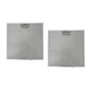 Für WB02X24871 Dunstabzugshaube Fettfilter für GE JVW5361EJ1ES Edelstahl 302 300 8/254 300 8mm Packung mit 2 Stück Einfache Installation